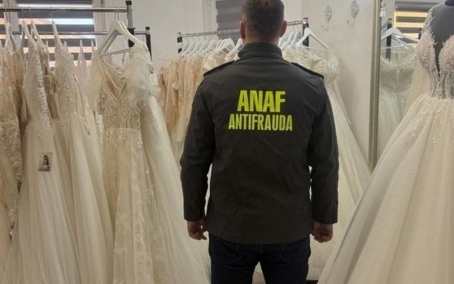 După ce le-a confiscat, ANAF a scos la vânzare 300 de rochii de mireasă