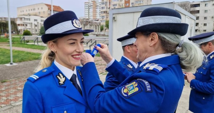 Festivitate de avansare la IJJ Constanța cu ocazia Zilei Jandarmeriei Române