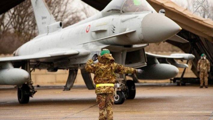 Italienii vor face poliție aeriană la Mihail Kogălniceanu cu șase avioane Eurofighter 
