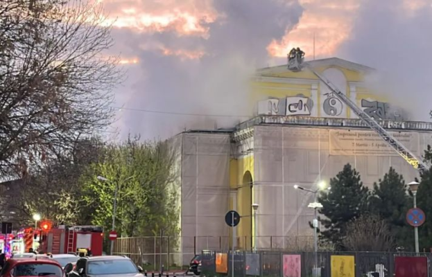 Incendiu la Teatrul Masca, din Capitală. Clădirea este în curs de reabilitare