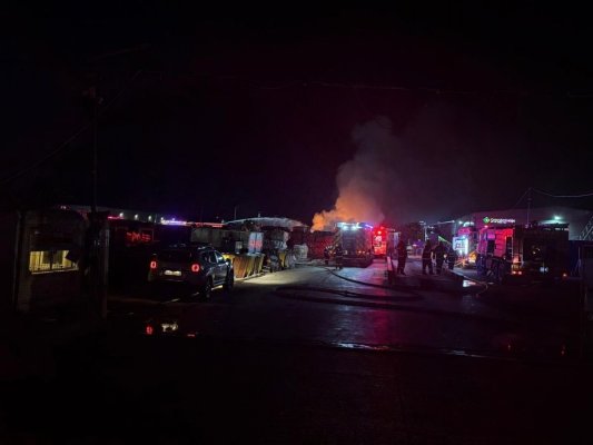 Incendiu foarte puternic lângă București: S-a emis mesaj RO-ALERT