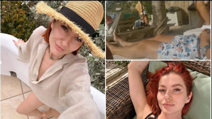 Lidia Buble se relaxează pe insula milionarilor cu iubitul ei