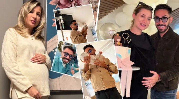 Claudia Puican şi Armin Nicoară, primele imagini cu bebeluşul Amir Efrem