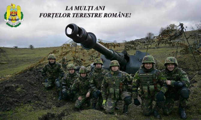 Ziua Forţelor Terestre, sărbătorită de armata română
