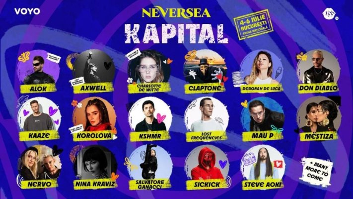 Neversea Kapital anunță artiștii care vor urca pe scena festivalului în perioada 4-6 iulie