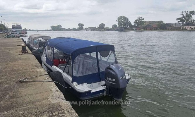 Motor de barcă de peste 30.000 lei, căutat de autoritățile din Marea Britanie, găsit de polițiștii Gărzii de Coastă