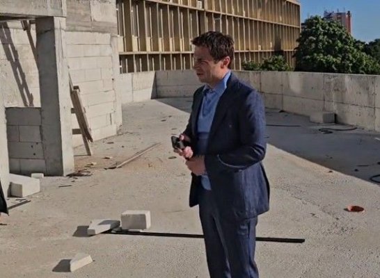 Constructorul care a câștigat contractul de extindere a ambulatoriului din Mangalia a dat bir cu fugiții. Video