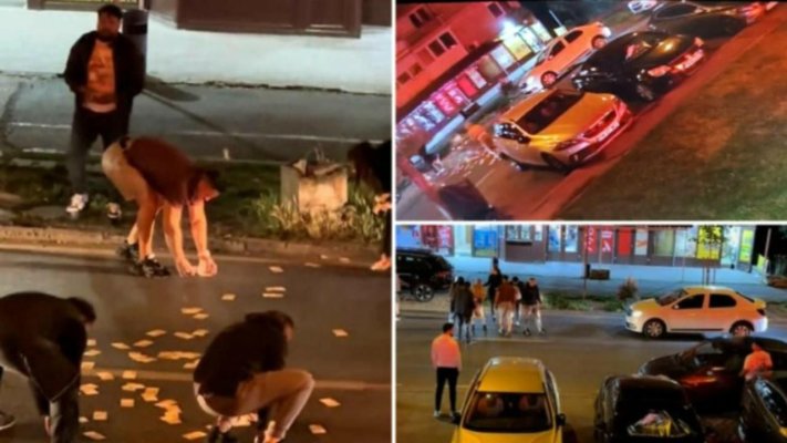 O femeie a aruncat mii de euro pe stradă în urma unei dispute cu fiica ei