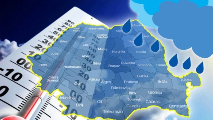 Alertă de la ANM: rafale de vânt violente cu pâna la 100 km/H în patru județe