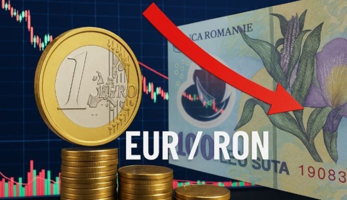 Evoluție pe piața valutară. Leul s-a apreciat în raport cu principalele valute. Euro, în scădere ușoară