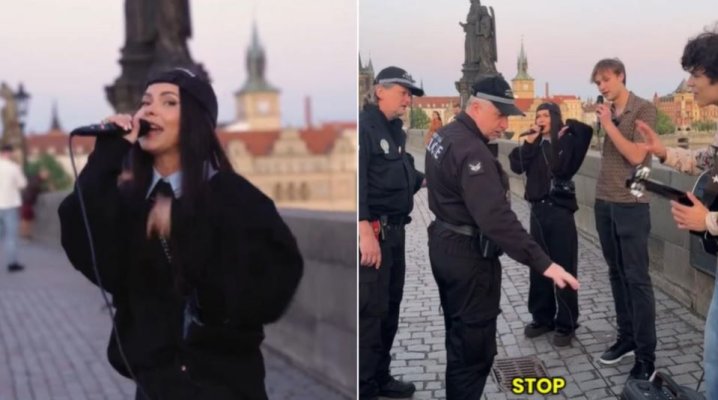 Inna, oprită de polițiști pe stradă în Praga. Ce a urmat după ce oamenii legii nu au recunoscut-o