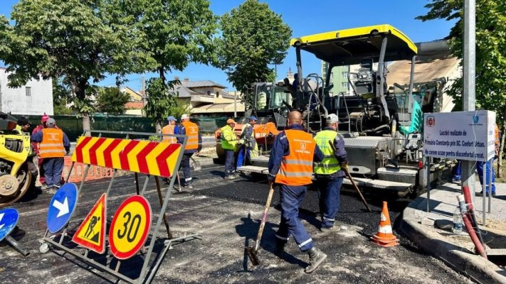 Restricții rutiere pe bulevardul Mamaia, în urma lucrărilor de asfaltare