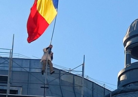 Stegarul Dac și-a tăiat brățara de supraveghere și a fost găsit de polițiști pe o clădire din București
