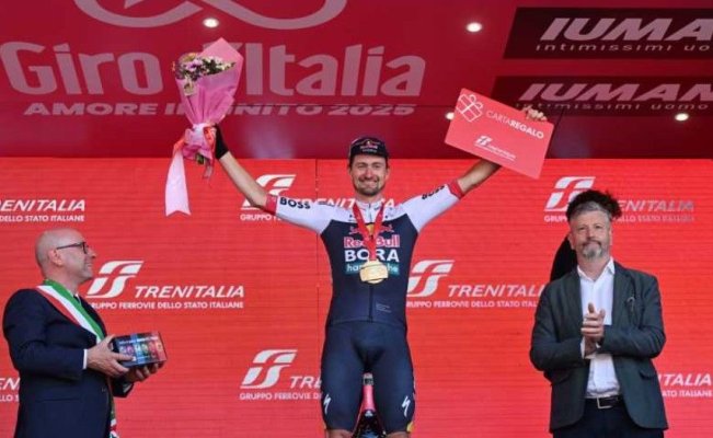 Ciclism: Germanul Nico Denz a câștigat etapa a 18-a a Turului Italiei