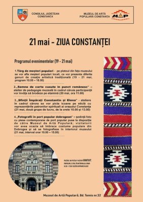 Muzeul de Artă Populară celebrează „Ziua Constanței” printr-o serie de evenimente culturale