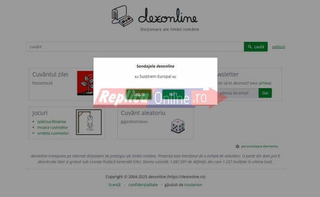 Dexonline intervine din nou în campania electorală