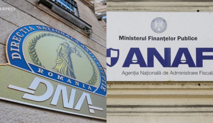 DNA a intrat peste ANAF: Funcţionari publici suspectați de trafic şi cumpărare de influenţă