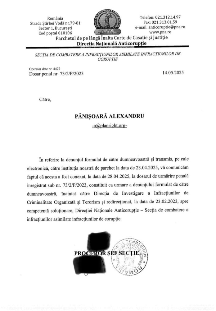 A aparut o plangere penala pe numele lui Nicusor Dan, la DNA, inainte de finala prezidentiala