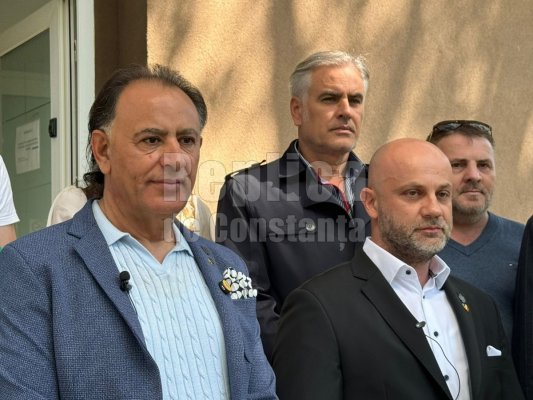 Deputații AUR Mohammad Murad și Cosmin Hristu au votat la Secția 211 din Mamaia. Video