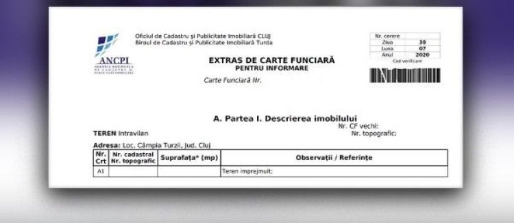 Din 2 iunie dispare taxa pentru extrasul de carte funciară