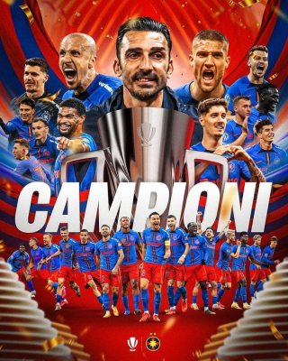 FCSB este din nou campioana României, după egalul de la Craiova al celor de la CFR Cluj