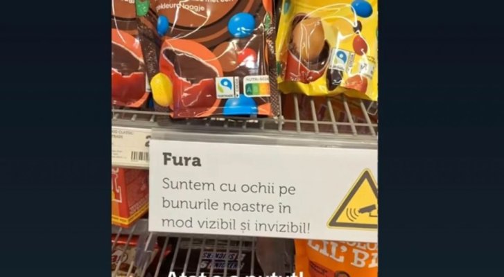 Diaspora română, umilită în Olanda: Mesaje cu „Nu fura“, lipite în supermarketuri