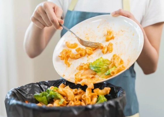 Studiu: Aproape jumătate dintre români aruncă mâncare gătită