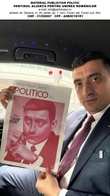 George Simion, văzut de americani ca fiind un fel de „Donald Trump de România“