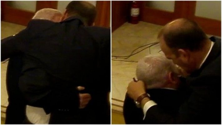 Fostul ministru Dan Vîlceanu a fost trimis în judecată după ce l-a mușcat și bătut pe Florin Roman, în Parlament! Video