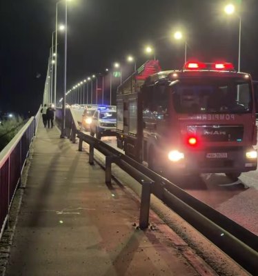 Mobilizare de forțe la Mangalia! Un bărbat amenință că se sinucide