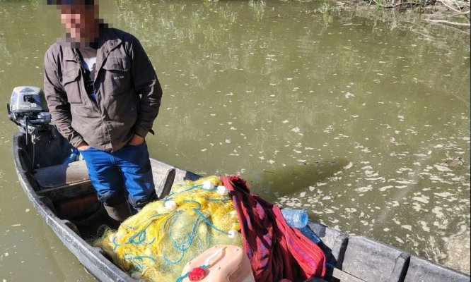 300 metri de plase de pescuit și aproximativ 50 kg de pește capturat ilegal, descoperite de polițiștii de frontieră tulceni