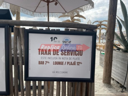 Operatorii de pe plaja Shut Up din Mamaia Nord au inventat o nouă taxă ca să te jupoaie de bani. Vezi ce le-a trecut prin cap. Video