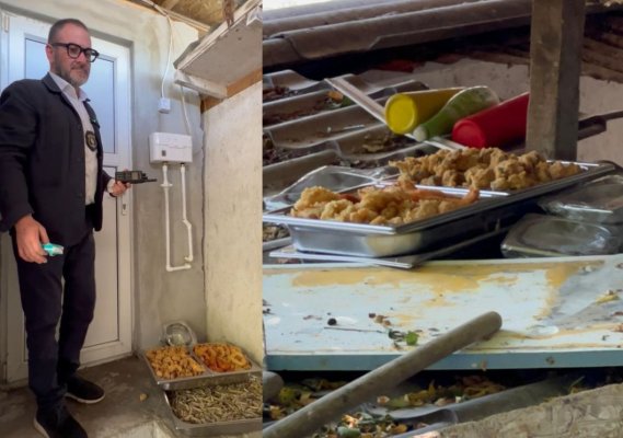 Inspectorii OPC veniți în control pe faleza din Eforie Nord, agresați verbal de un operator economic recalcitrant. Video