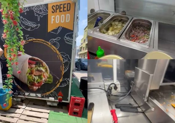 Un fast food de lângă Colegiul „Mihai Eminescu“, închis de inspectorii OPC. Ce nereguli au găsit
