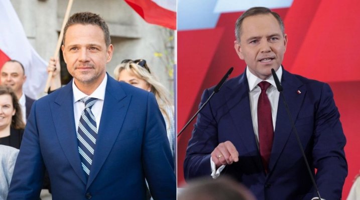 Alegeri în Polonia: Scor strâns între conservatorul Karol Nawrock și proeuropeanul Rafal Trzaskowski