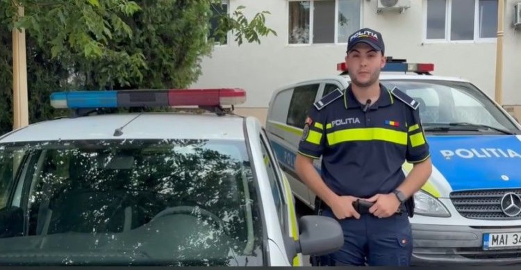 Un polițist din Constanța, cu o vechime de... două zile în câmpul muncii, a prins în parcare la Penny un tâlhar fugar. Video