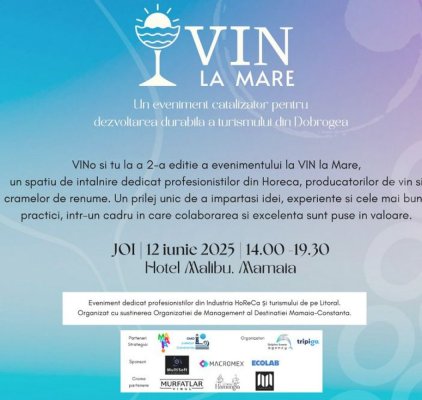 Se organizează a doua ediție a evenimentului „VIN la mare”