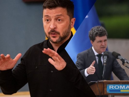 Volodimir Zelenski l-a invitat pe Nicușor Dan să vină în Ucraina, la o întâlnire oficială