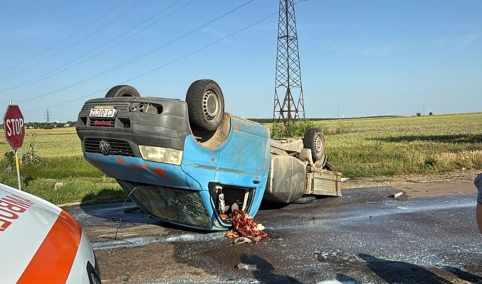 Accident în între Ciocârlia de sus și Ciocârlia de Jos