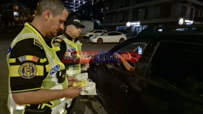 Amendat de poliție pentru folie neomologată, un șofer a sunat la 112 să spună că îl agresează... poliția! Video