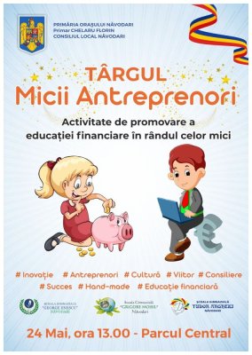 Primăria Năvodari organizează ”Târgul Micii Antreprenori”