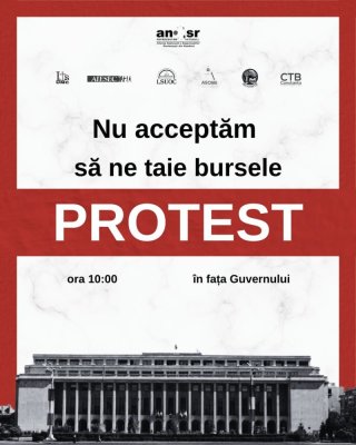 Liga Studenților din cadrul Universității Ovidius Constanța se alătură protestului împotriva tăierii fondurilor pentru burse