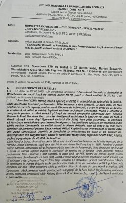 Ceva e putred la firma care livrează  forță de muncă bazei NATO de la Kogălniceanu!