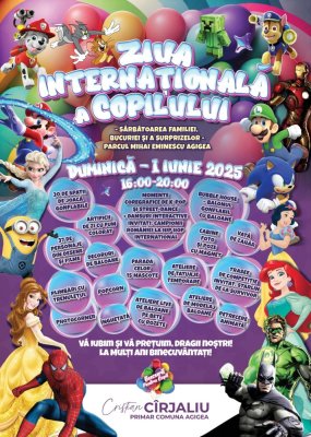 Primăria Agigea sărbătorește Ziua Copilului, în parcul Mihai Eminescu