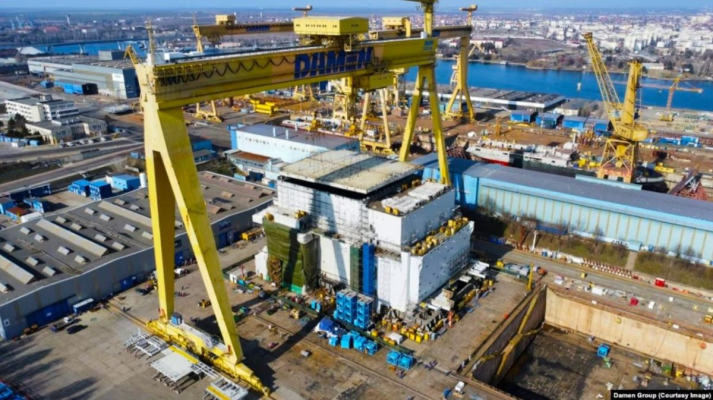 Damen Mangalia își recheamă angajații la muncă: Gigantul mondial MSC Group a preluat șantierul 
