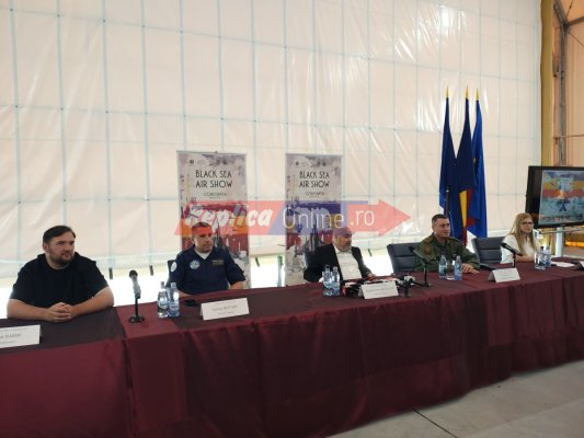 Pregătiri pentru spectacolul aviatic Black Sea Air Show, de la Aeroportul Mihail Kogălniceanu. Video