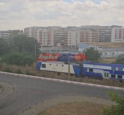 Locuitorii din Poarta 6 au sesizat CFR, din cauza mecanicilor de tren care trec cu viteză și claxonează în neștire! Video