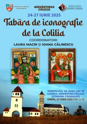 Centrul Cultural “Teodor T. Burada” organizează Tabăra de Iconografie de la Colilia