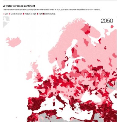 Europa se confruntă cu cea mai gravă criză din istoria continentului: Resursa esențială vieții începe să dispară