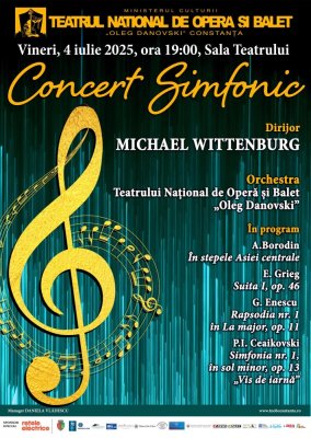 Teatrul Național de Operă și Balet „Oleg Danovski” vă invită la un nou concert simfonic dirijat de maestrul Michael Wittenburg.